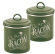 Ayesha Collection Enamel on Steel Bacon Grease Cans, Set of 2