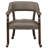 Swivel Tufted Dining Chairs With Casters And Arms-97867329-105846496