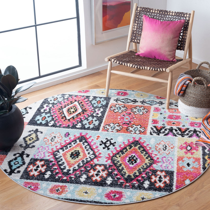 Adirondack Performance Southwestern Rug, Round 6'