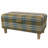 69.85cm Wide Rectangle Plaid Footstool Ottoman with Storage