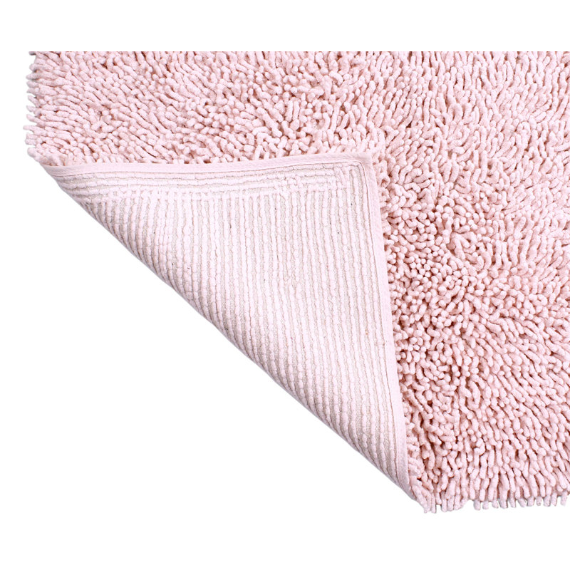 Descente de bain, Rose bonbon