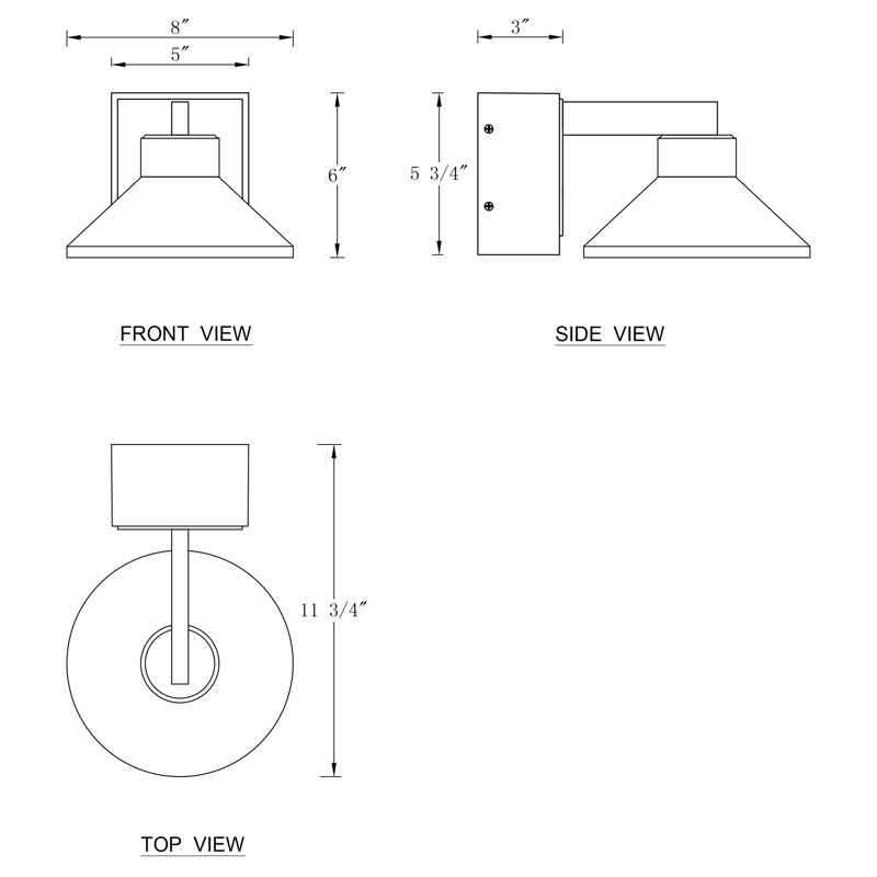 Luminaire de grange d'extérieur noir Alian