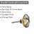 Allura 1.41" Diameter Mushroom Knob Multipack