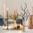 4Pcs Artificial Dried Antlers Tree Branches Artificial Branches Decorative Plant Twigs Decors