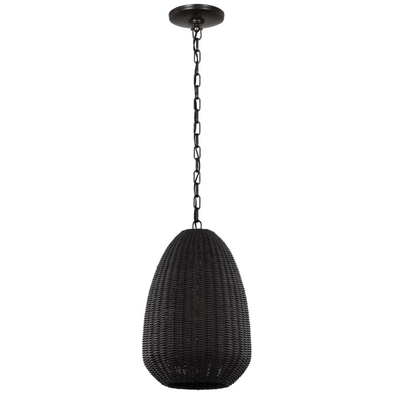 Kokomo Pendant by Chapman & Myers, 122 cm H x 81 cm W, Charcoal, 81 cm H x 122 cm W