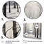 Grey Forest Whispering Woods - Landscape Trees Canvas Wall Art32-675031429-675031421