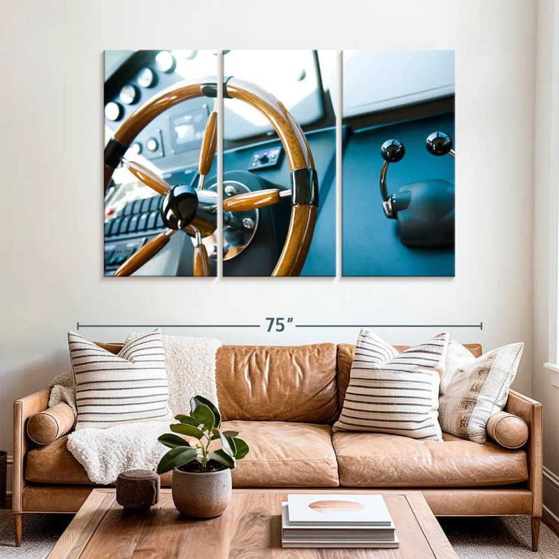 Mehar Luxury Yacht Helm, 42" H x 65" W