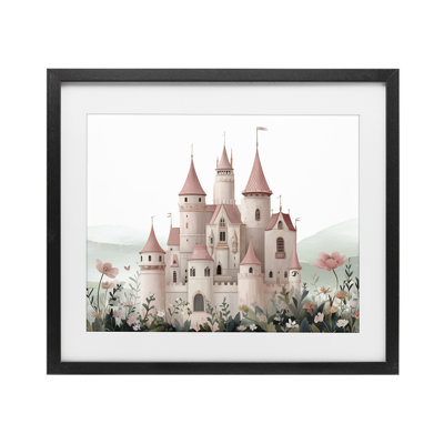 A Castle For Princess, reproduction encadrée sous verre, design par Christine Simpson Art
