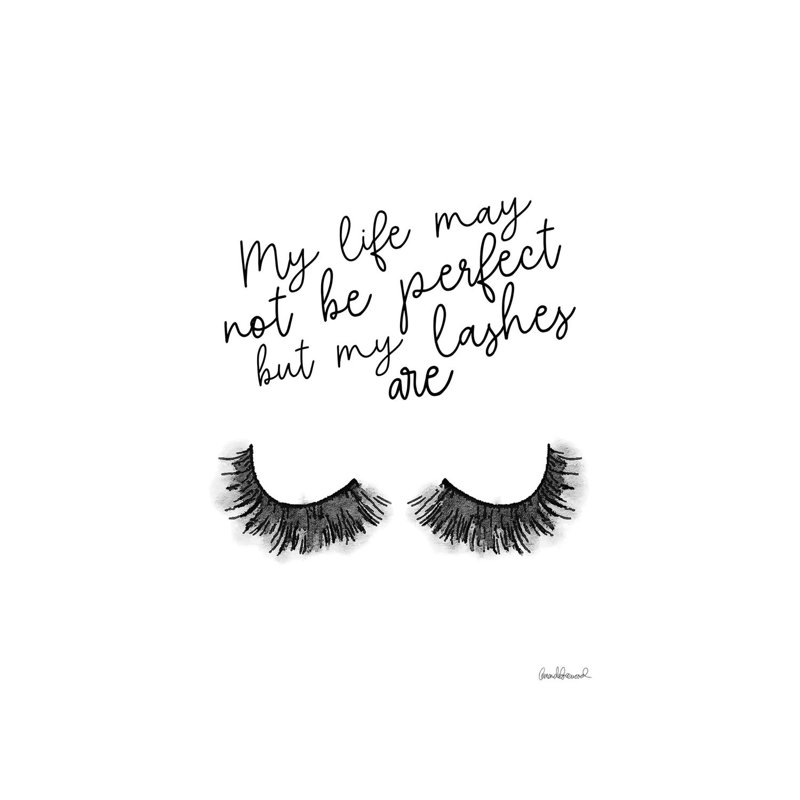 Perfect Lashes 1 Piece Wrapped Canvas Wall Art, 20.32 cm H x 30.48 cm W, Wrapped Canvas