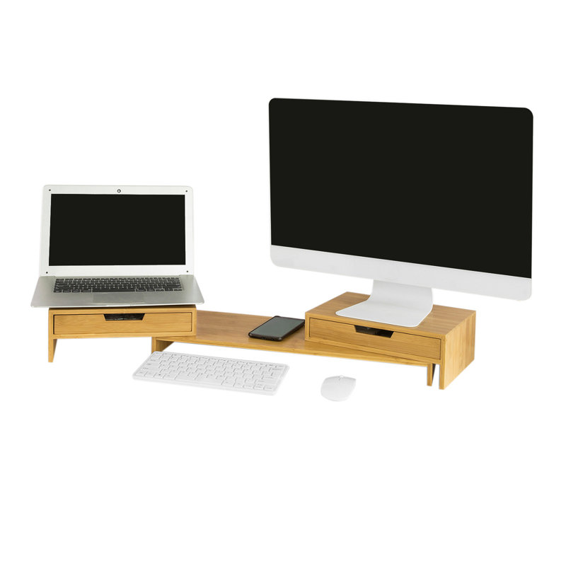 Primavera Wood Monitor Stand, Nature