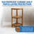 EcoDecors, Tier Shelf Waterproof Teak Wood Shower Shelf For Inside Shower Provides Storage, Teak Corner Shower Shelf, And Organization For Bathroom Accessories