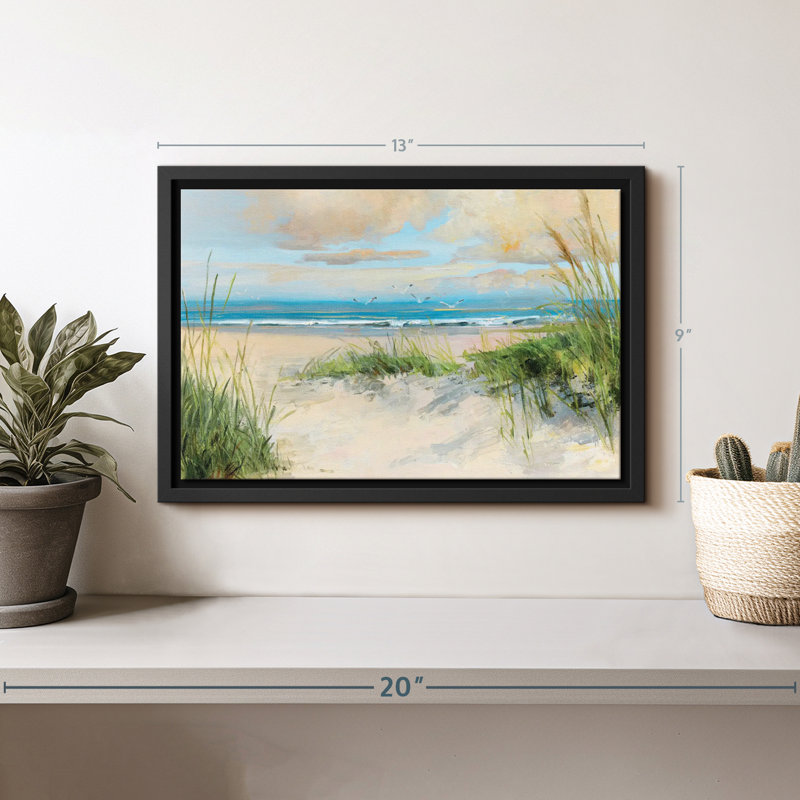 Plage "Catching The Wind I", art mural, H 9 po x l 13 po