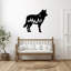 Art mural loup en métal - Silhouette de faune, sculpture de loup, sculpture rustique chalet - Art industriel moderne en métal - décoration intérieure inspirée de la nature - pièce d'art audacieuse-86836392-86836399
