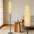 Adjustable LED Floor Lamp With Remote Control, Modern Standing Lamp With Stepless Dimming And 4 Color Temperatures, Eye-Friendly Lighting For Living Room, Bedroom, And Study