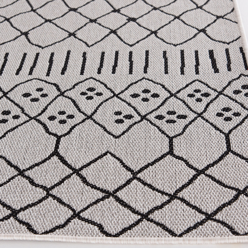Geometric Indoor / Outdoor Rug, Rectangle 3' x 5'