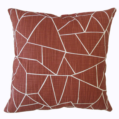 Uheri Geometric Cotton Reversible Throw Pillow