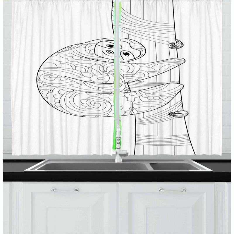 Pointed Kitchen Curtain