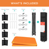 Best Choice Products Easy Setup Pop Up Canopy W/ 1-Button Setup, Wheeled Case, 4 Weight Bags