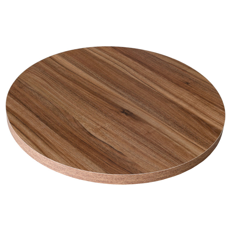 Table Top, 70cm W × 70cm D, Light Walnut