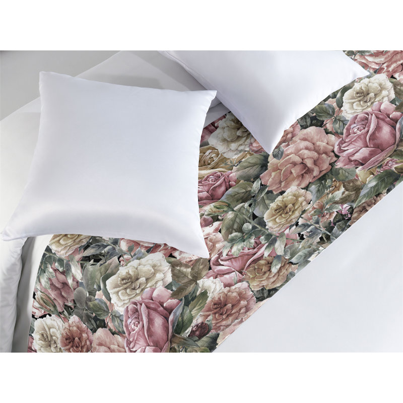 Foulard de lit Ambesonne Roses, Très grand
