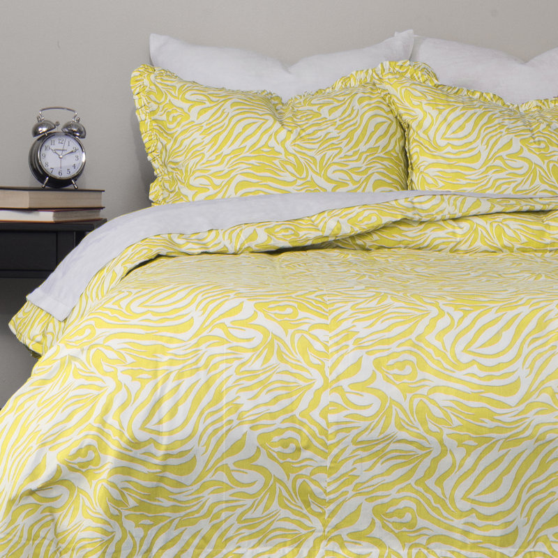 Zabrina Duvet Cover, Twin Duvet Cover, Black