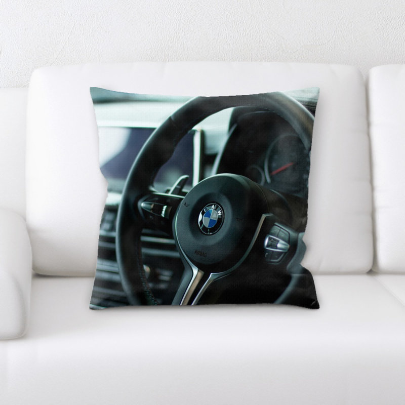 Microsuede Throw Pillow