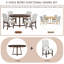 Ensembles de table de salle à manger extensible (doit inclure la table et la chaise)