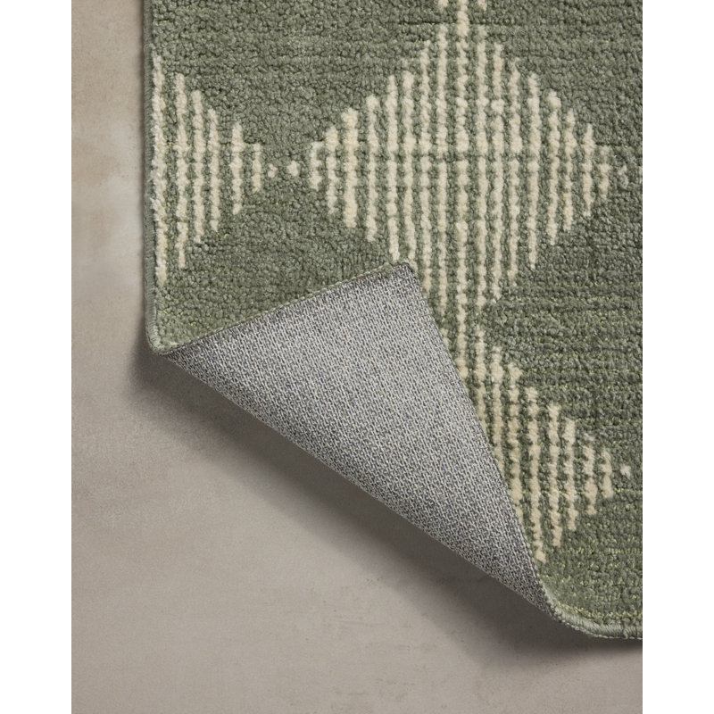 Chris Loves Julia x Loloi Lawrence Mist / Ivory Bath Mat, 1'-9" x 2'-10", Mist / Ivory