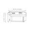 Table basse extensible en pierre micro-cristalline