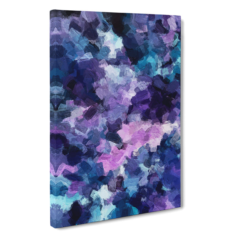 Nightlife Abstract - Wrapped Canvas Painting, 76cm H x 50cm W x 3cm D