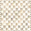 Mocha Checkered Washable Rug-701005311