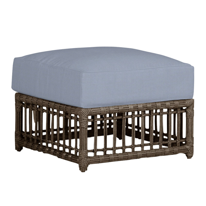 Repose-pieds Newport - toile de jute, Pas de soudure, Chambray tonnelle, Toile de jute Newport # 66
