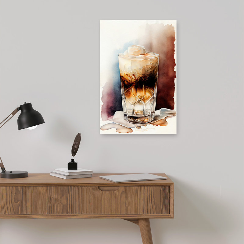 Crème glacée, impression d'art mural contemporain surréel, H 18 po x l 12 po