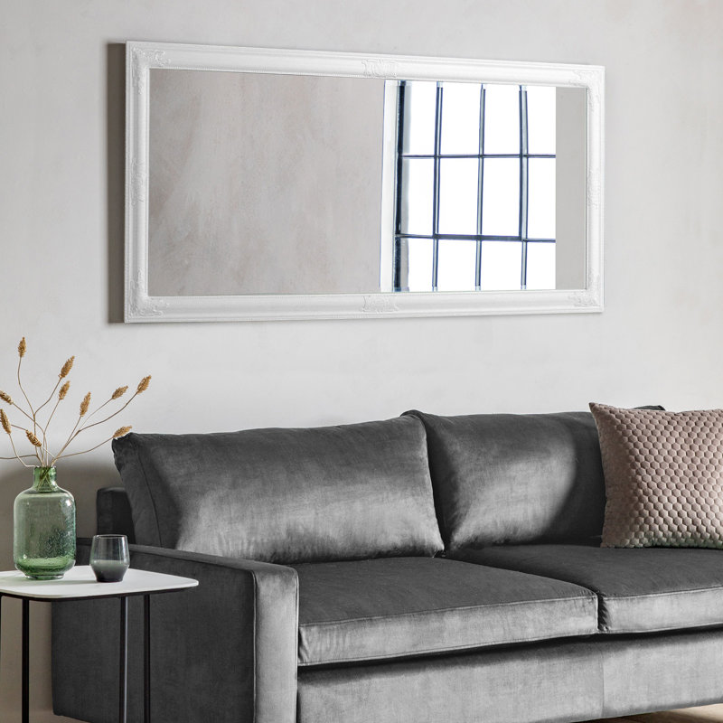 Full Length Leaner Mirror, White