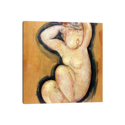 Caryatid, C.1913-14 by Amedeo Modigliani - Wrapped Canvas Gallery-Wrapped Canvas Giclée