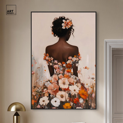 "Autumn Bloom Dress", impression sur toile par Art Remedy