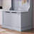 Hall Tree with Storage Bench, 3-In-1 28" Entryway Coat Rack &amp; Shoe Storage, Gray | Gray | Coat Racks-679057106
