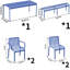 Ensemble de table et de chaises pour l'extérieur-1288623790