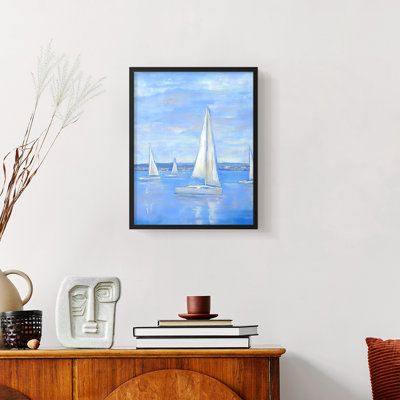 NAUTICAL Series CLVI - reproduction encadrée de qualité supérieure - prête à être accrochée - aucun clou requis