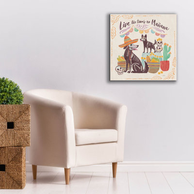 Art mural sur toile Trinx «La Calaca 2» par Janelle Penner
