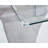 Merena 63'' Trestle Glass Top Dining Table Kitchen Table-725878315