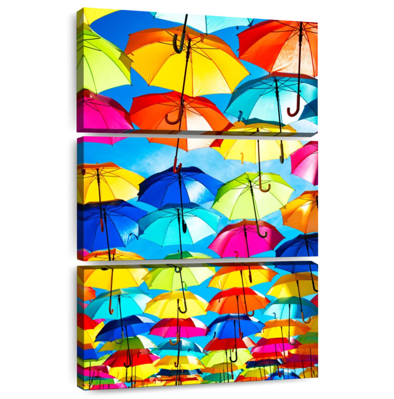 Kerner Colourful Umbrellas - Blue Sky