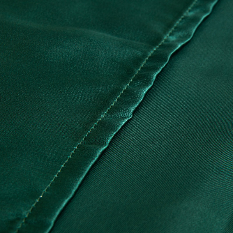Taies d'oreiller en satin , Très grand, Vert foncé
