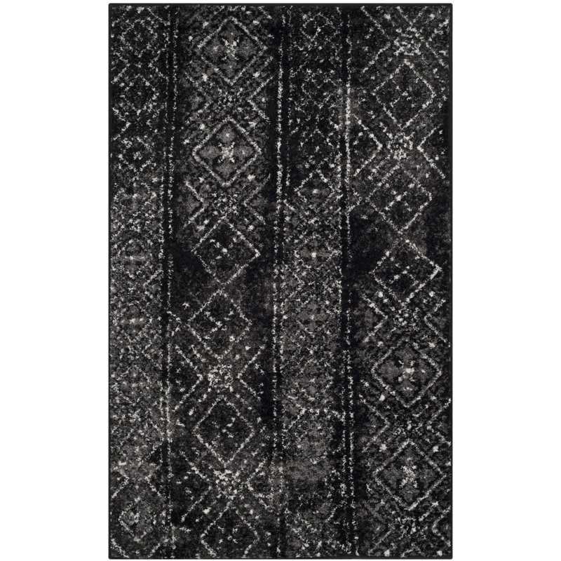 Pateley Geometric Area Rug, Rectangle 91 x 152 cm