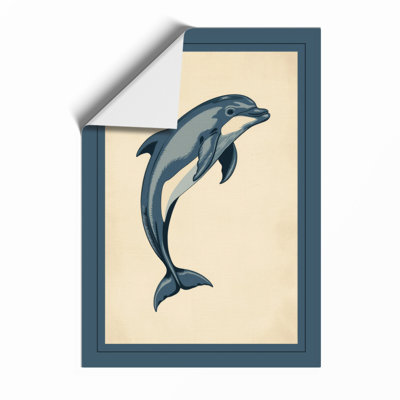 Leaping Dolphin Coastal - Print