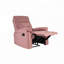 Fauteuil inclinable manuel en velours-318146531