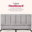 Structure de lit plateforme tapissier-123363346