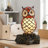 10.5" Vintage Tiffany Stained Glass Owl Table Lamp (Bulb Include)