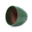 Ensemble de 3 pots de fleurs en céramique, jardinière moderne pour patio, jardin, rebord de fenêtre - vert antique-1466668886