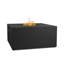 Coden 42" Square Metal Propane Fire Pit Table with Hidden Tank by Jensen Co.-1069123060
